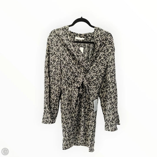 Dress Casual Short By Lush In Black & Tan, Size: L