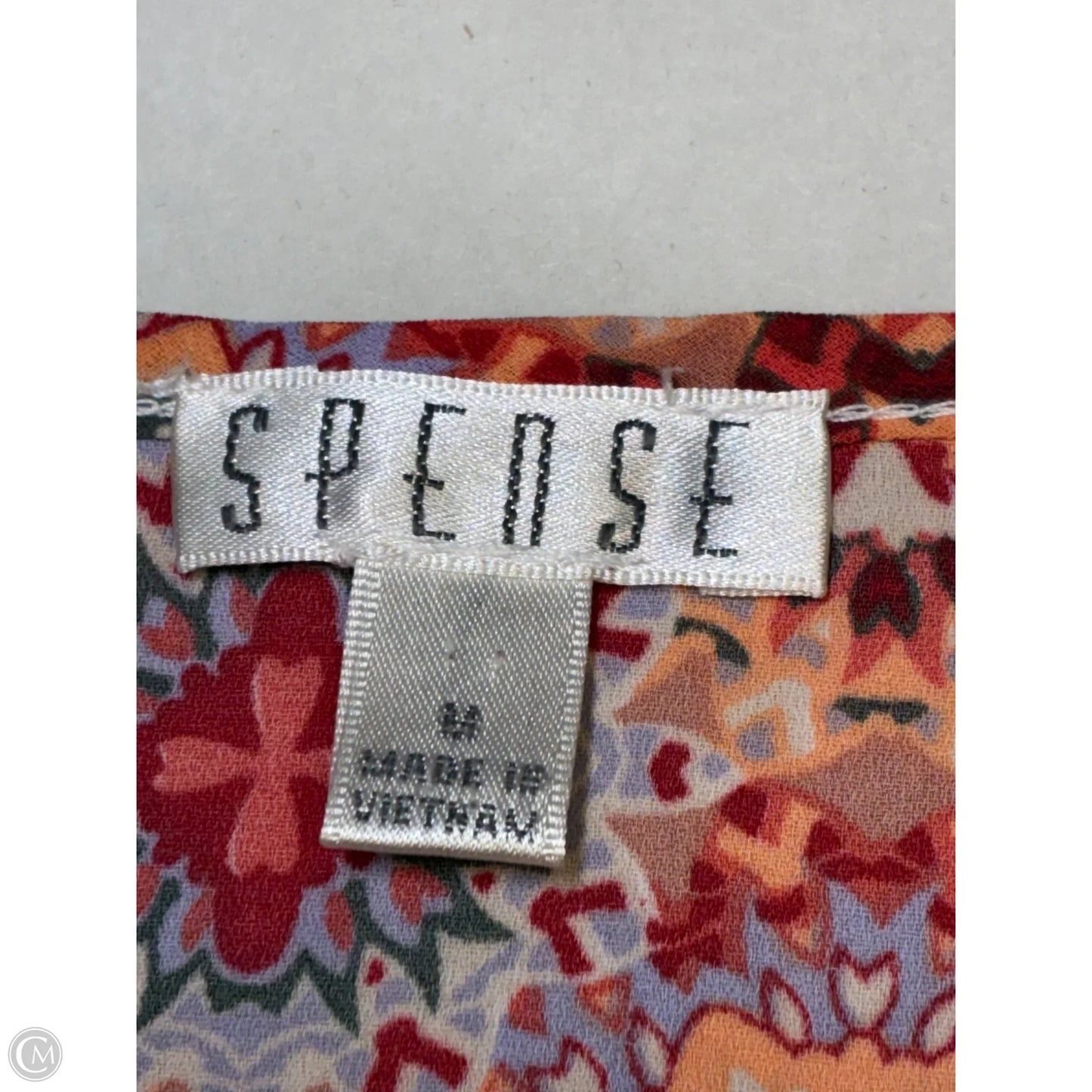 Blouse Sleeveless By Spense In Red, Size: M