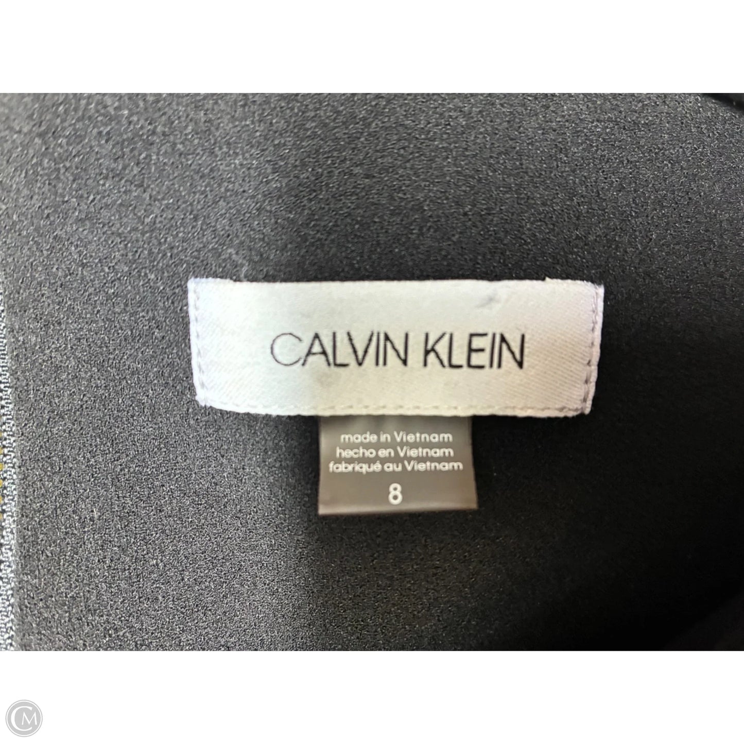 Dress Party Midi By Calvin Klein In Black, Size: M