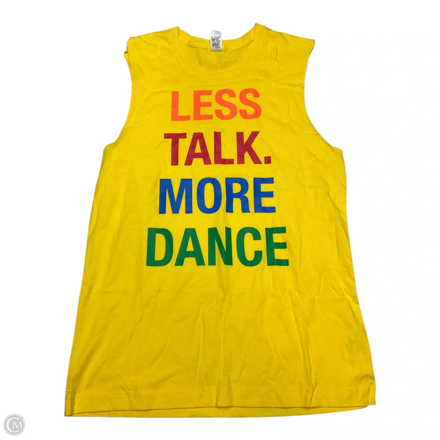 Athletic Tank Top By Zumba In Yellow, Size: Xs