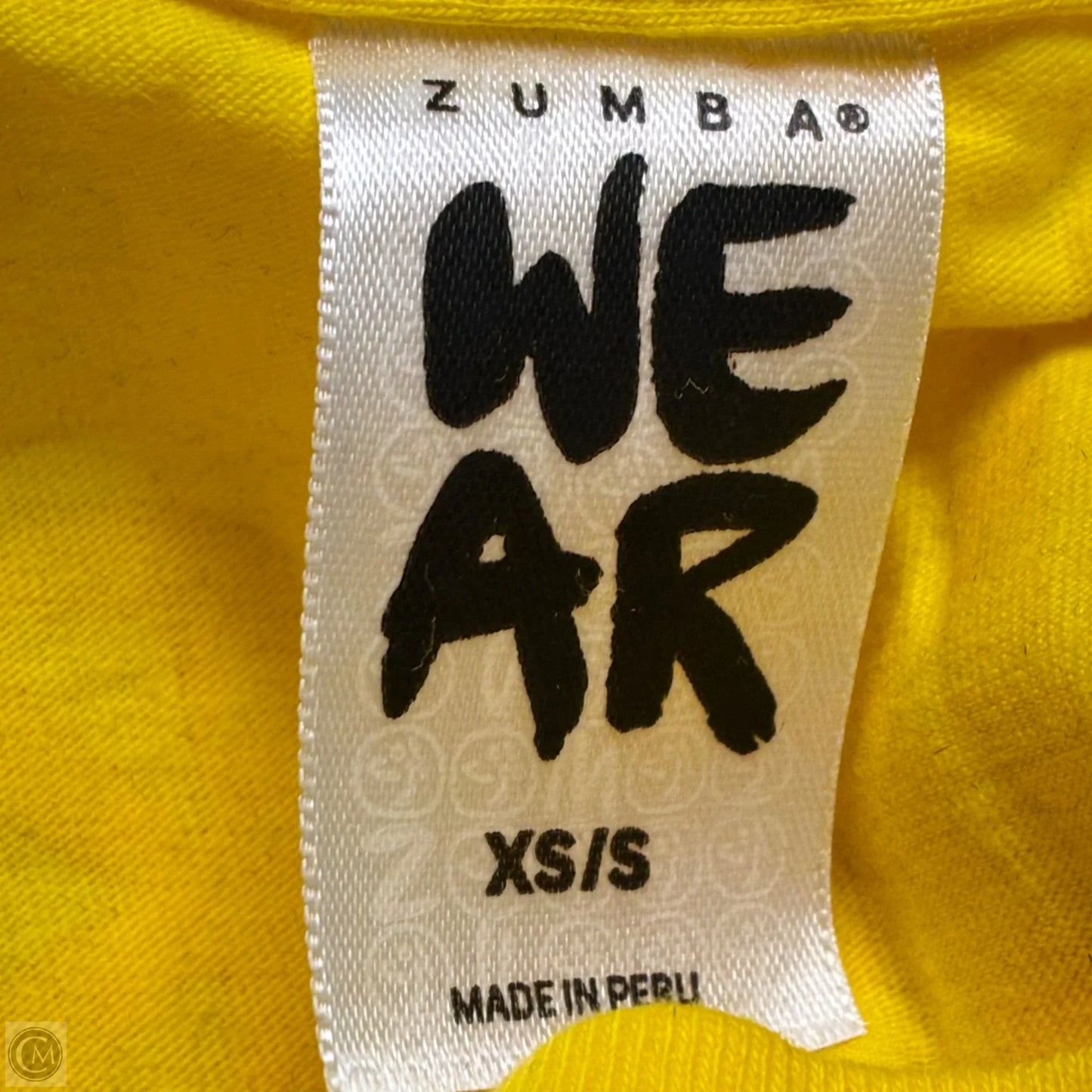 Athletic Tank Top By Zumba In Yellow, Size: Xs