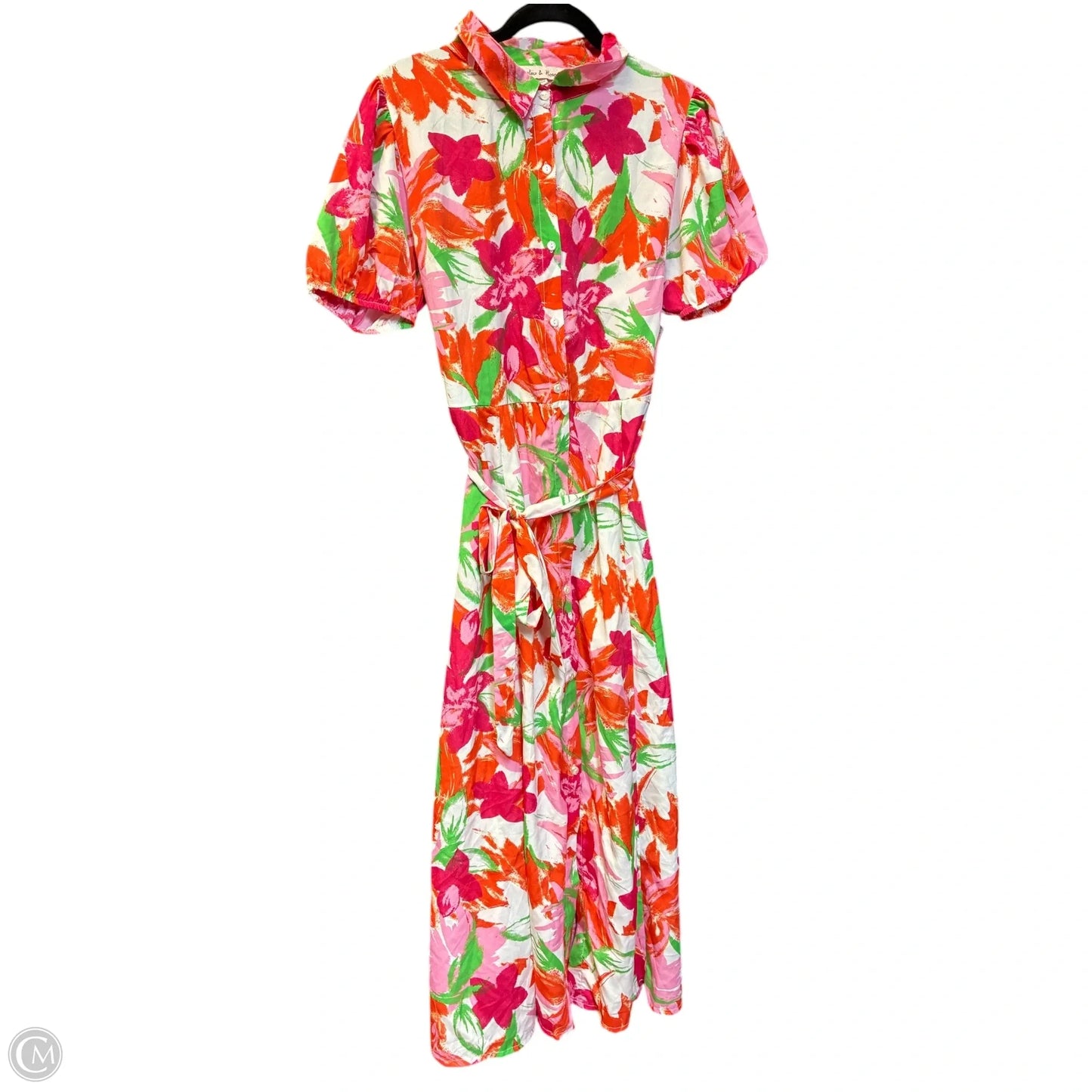 Dress Casual Maxi By Cmf In Floral Print, Size: L