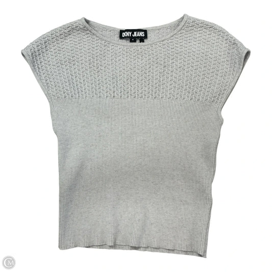 Top Sleeveless Basic By Dkny In Grey, Size: M