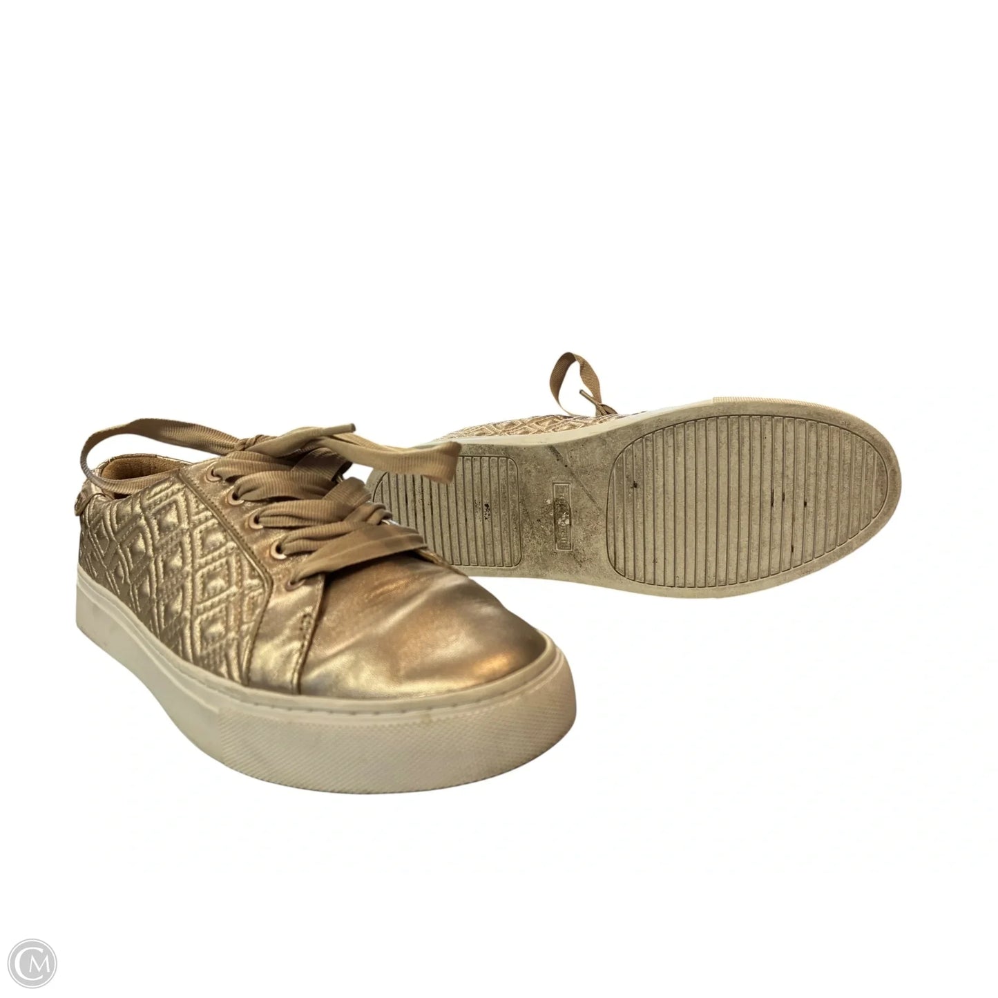 Shoes Designer By Tory Burch In Gold, Size: 9