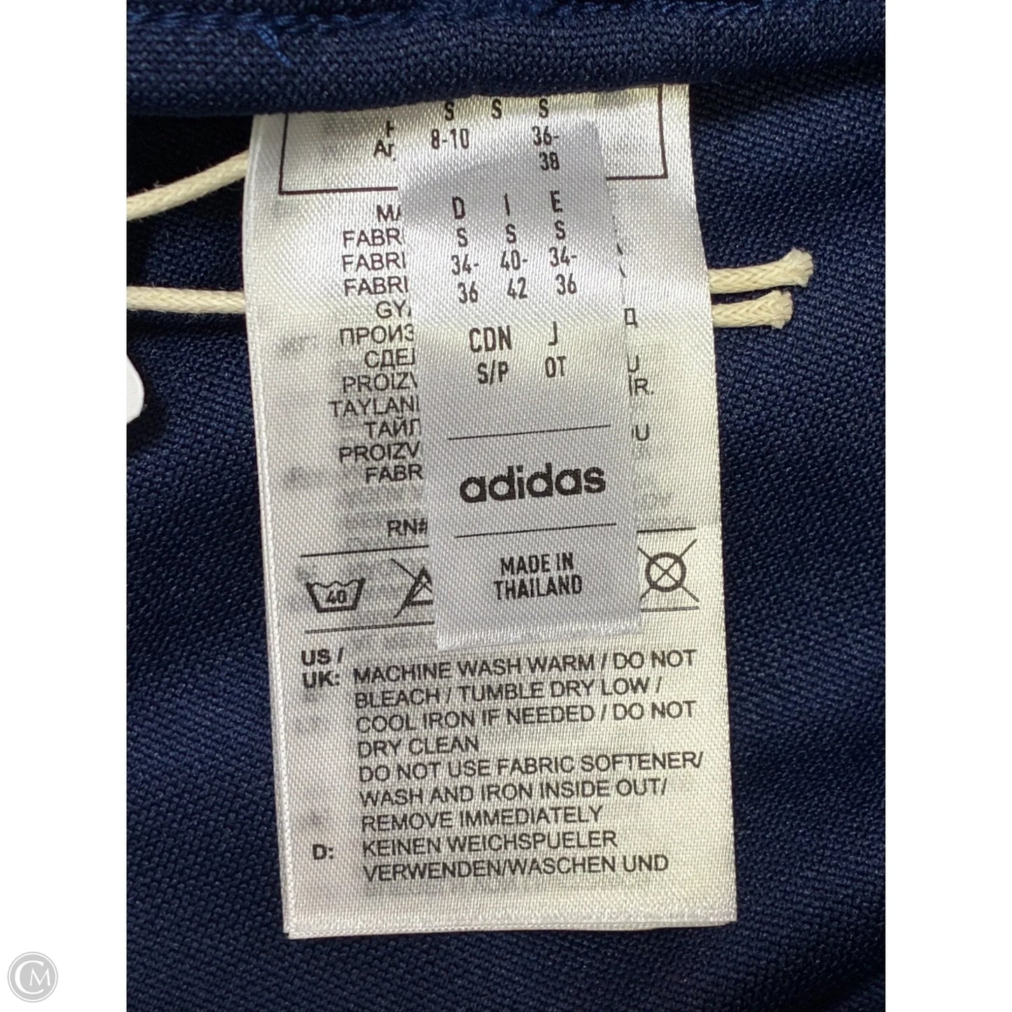 Athletic Pants By Adidas In Blue, Size: S