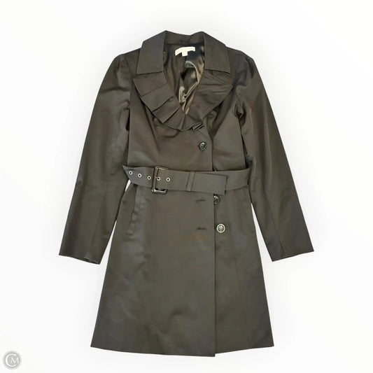 Coat Trench Coat By New York And Co In Black, Size: M