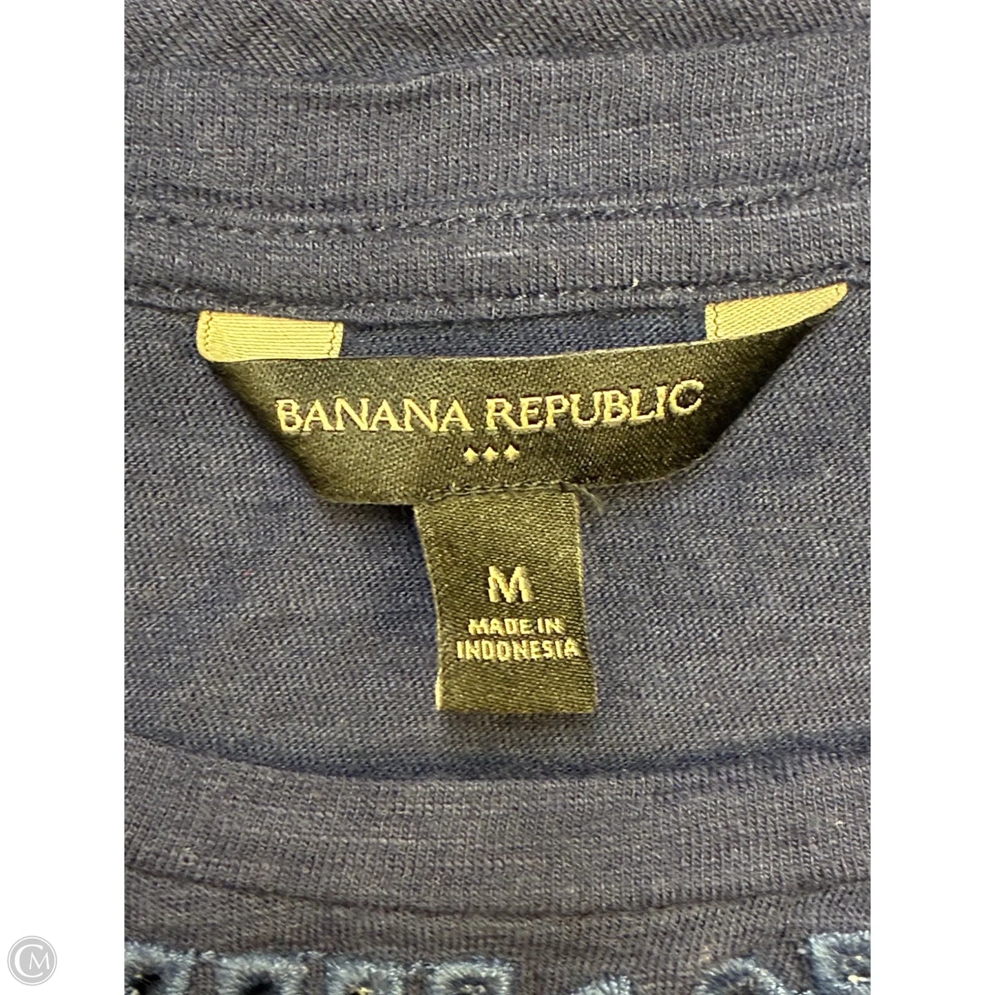 Top Sleeveless By Banana Republic In Blue, Size: M