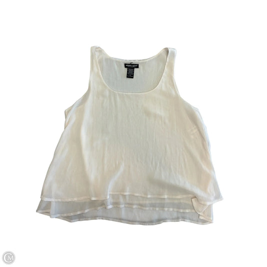 Top Sleeveless By About A Girl In Cream, Size: Xl