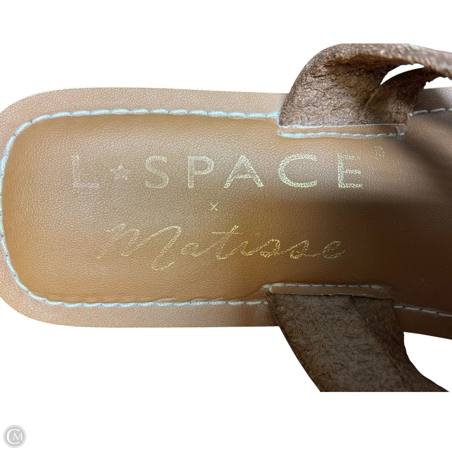 Sandals Flats By Clothes Mentor In Brown, Size: 10
