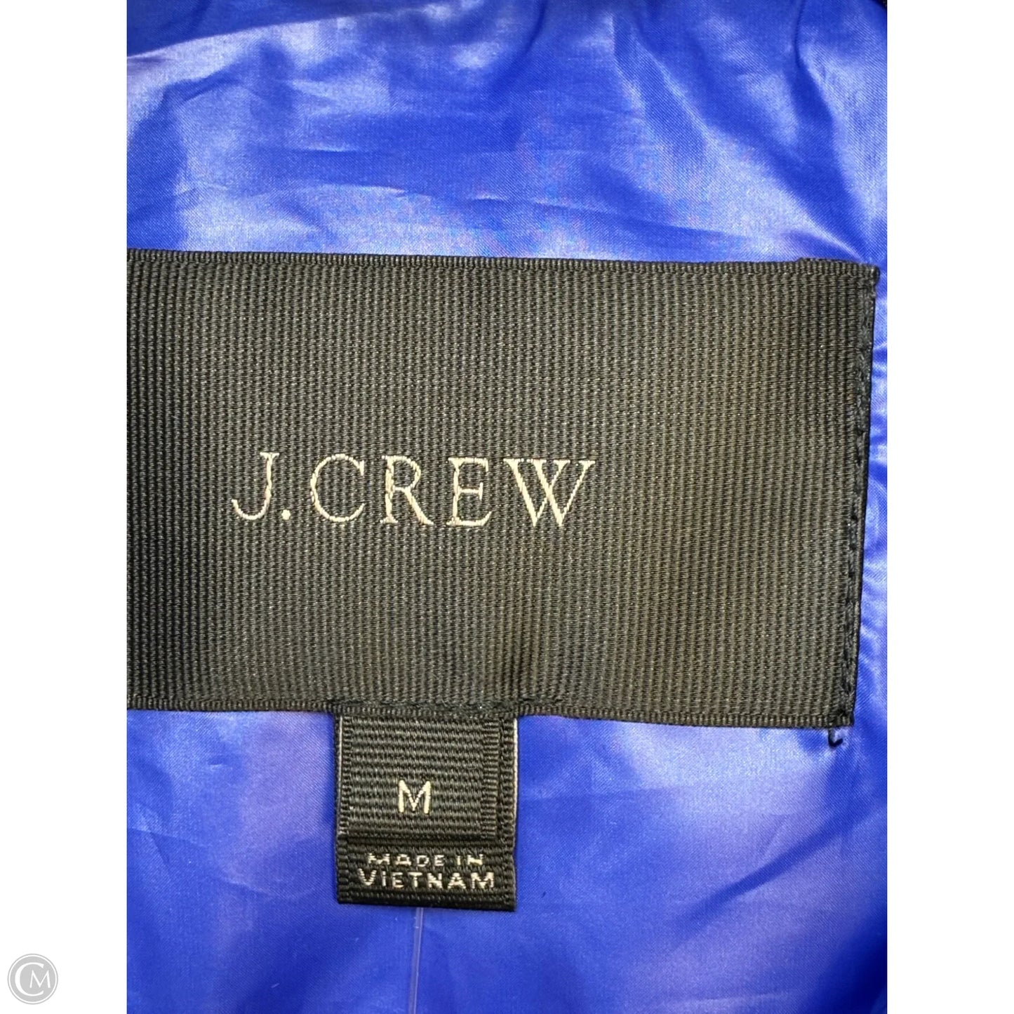 Vest Puffer & Quilted By J. Crew In Blue, Size: M