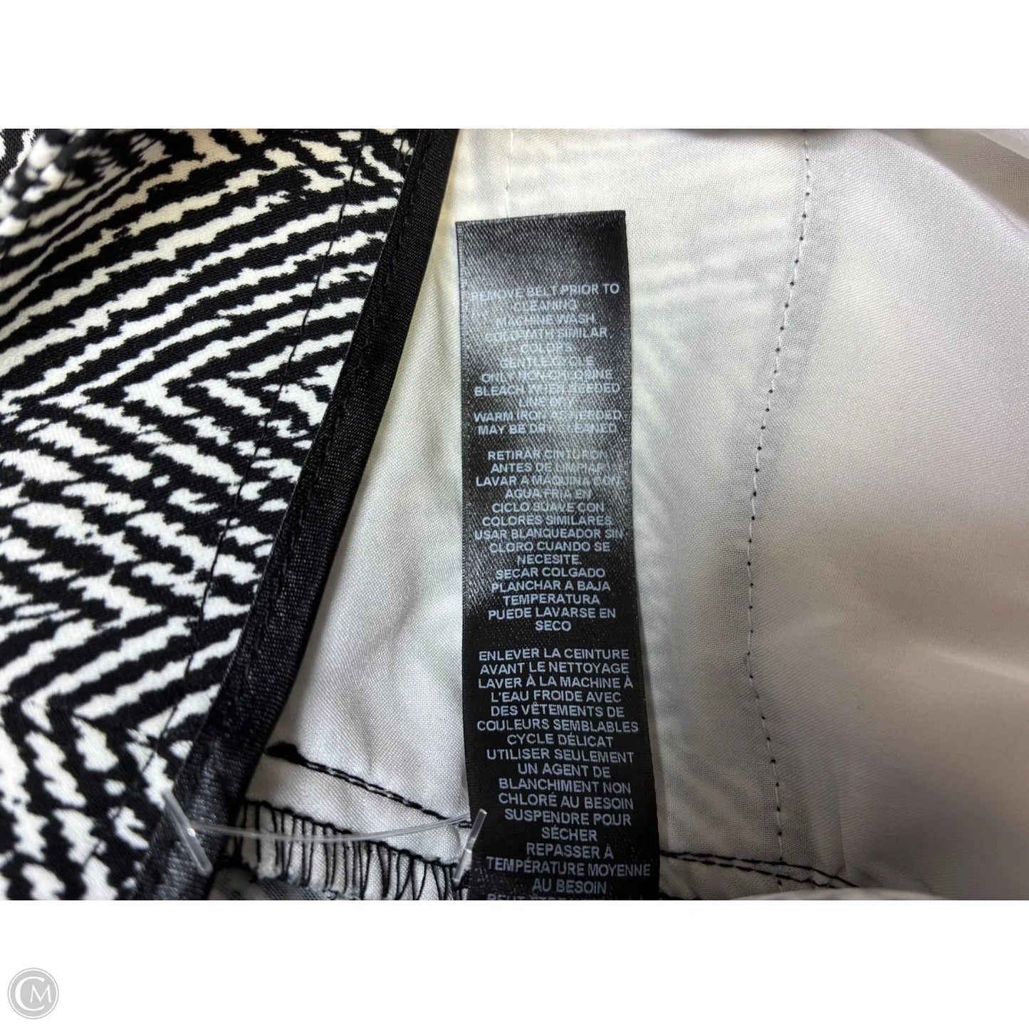 Pants Dress By White House Black Market In Black & White, Size: 12