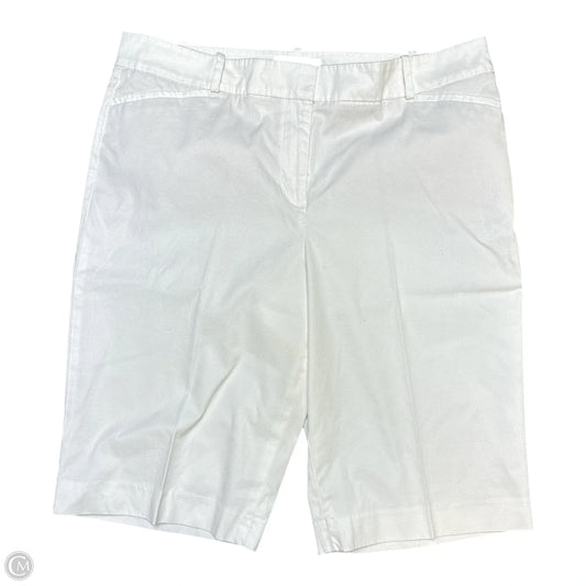 Shorts By Talbots In White, Size: 14
