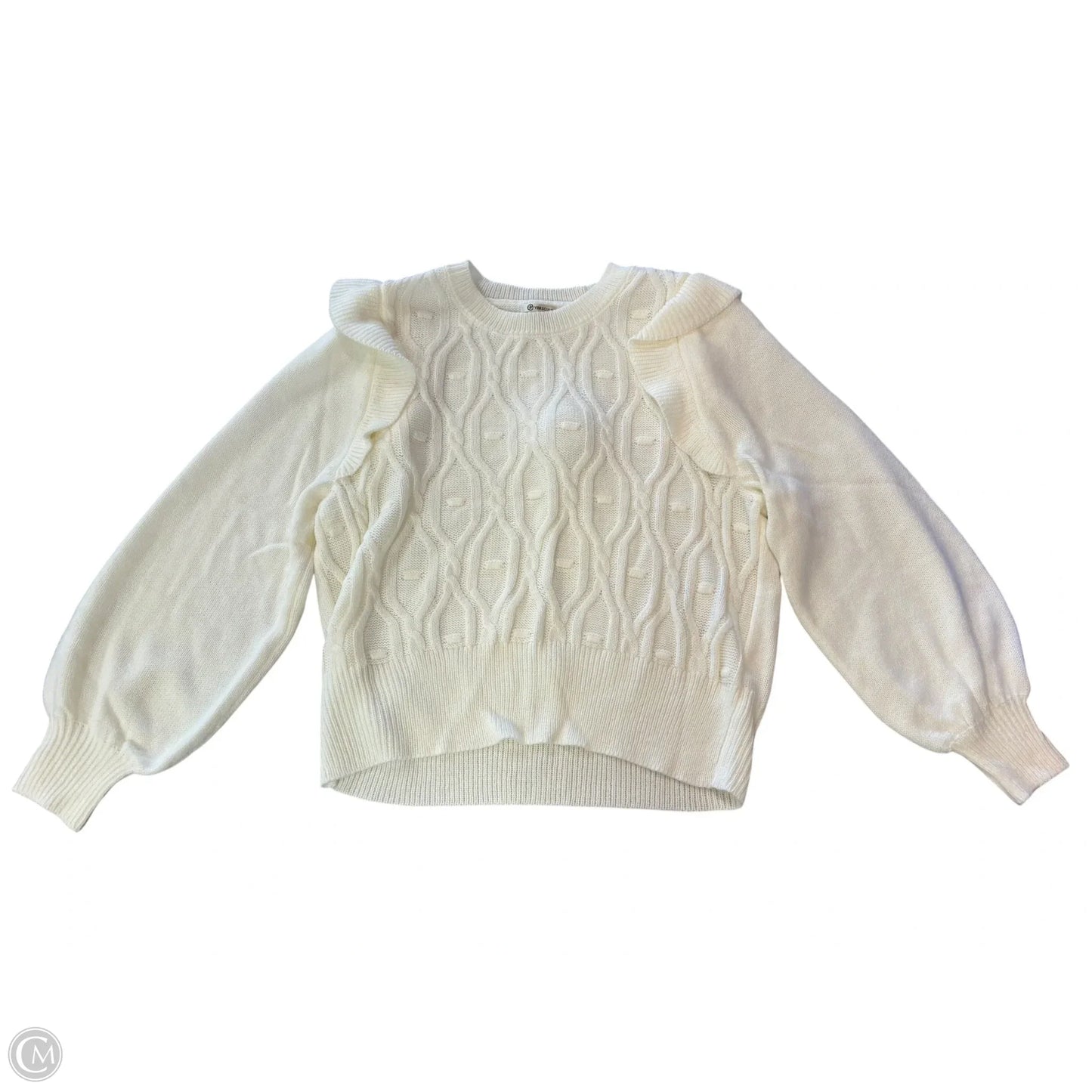 Sweater By Versona In Cream, Size: Xxl