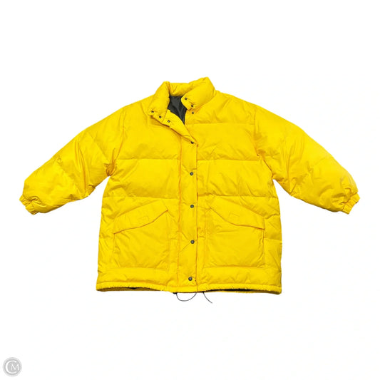 Jacket Puffer & Quilted By Limited In Yellow, Size: Xl