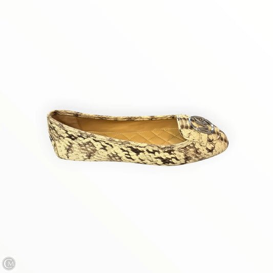 Shoes Flats By Michael By Michael Kors In Snakeskin Print, Size: 8