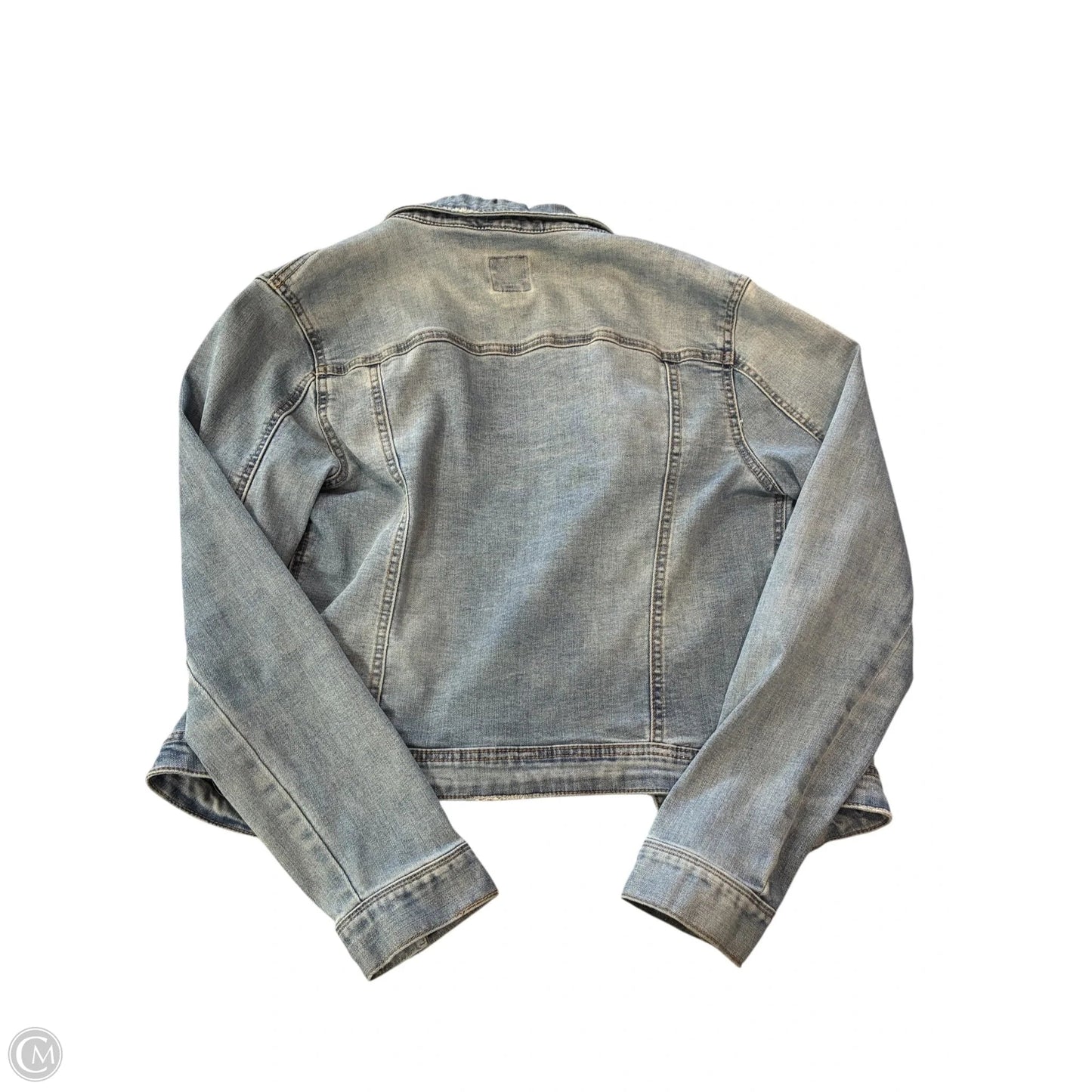 Jacket Denim By Clothes Mentor In Blue Denim, Size: M