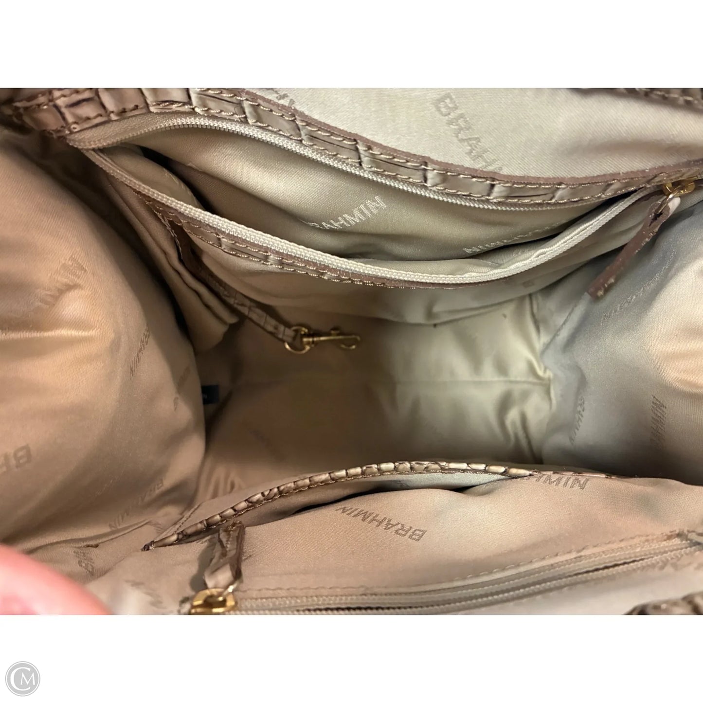 Handbag Designer By Brahmin, Size: Medium