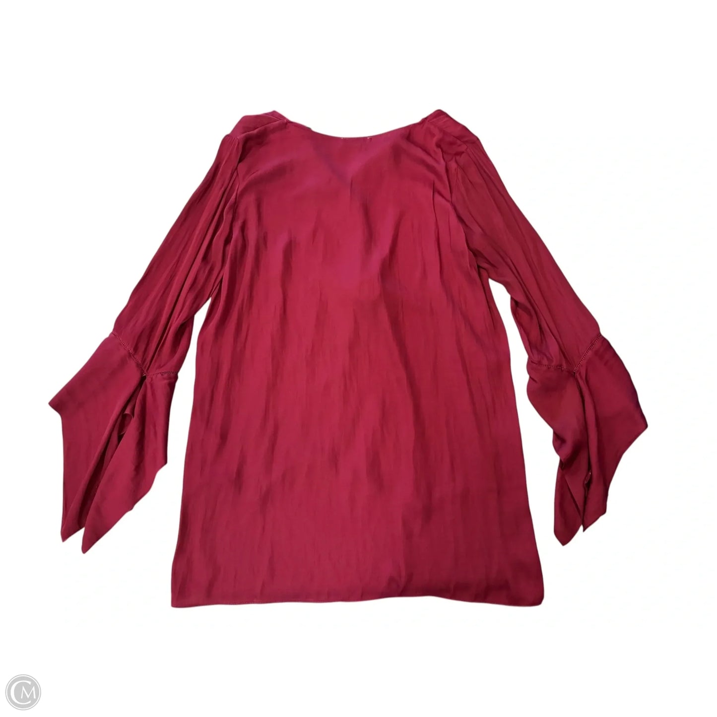 Blouse Designer By Halston In Red, Size: M