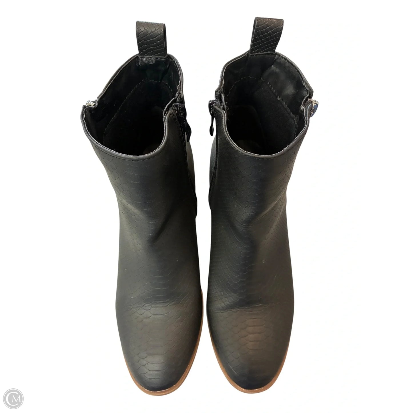 Boots Ankle Heels By Cmf In Black, Size: 7