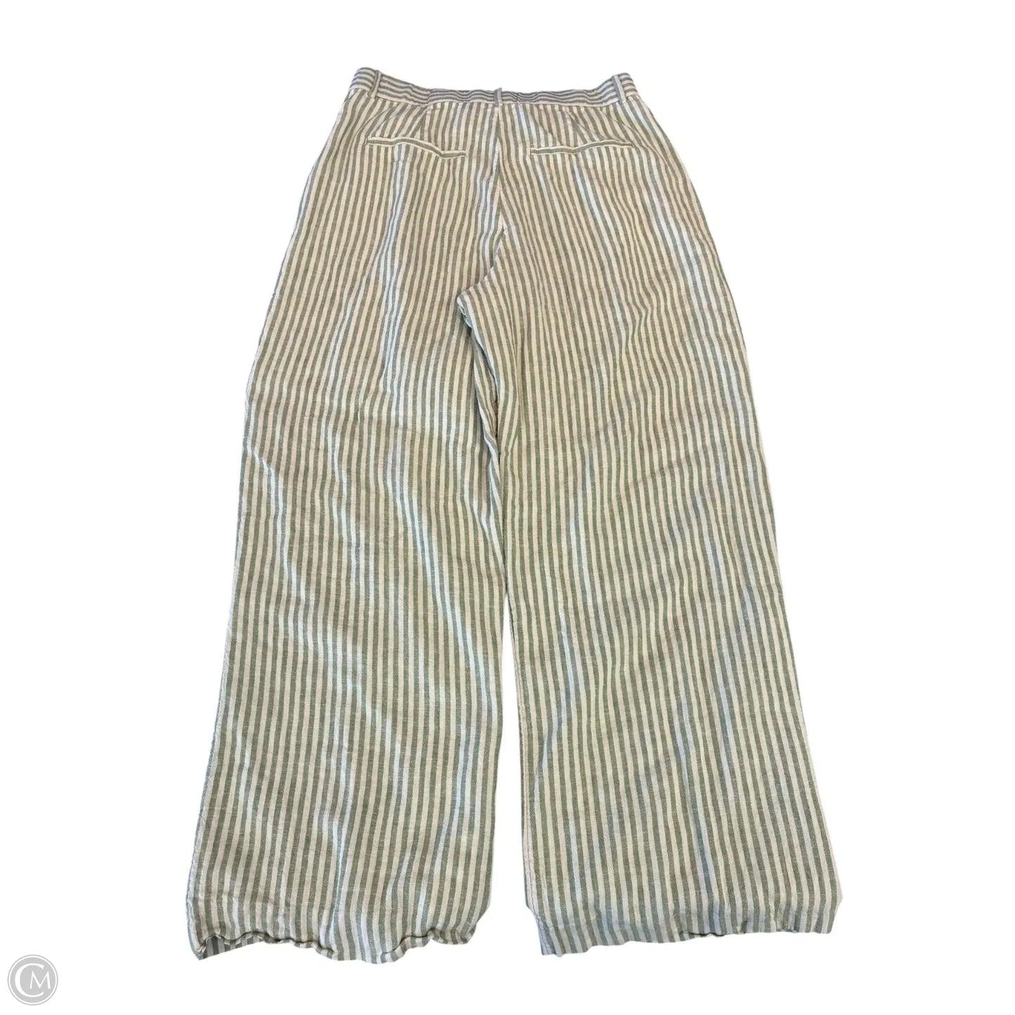 Pants Linen By Abercrombie And Fitch In Striped Pattern, Size: 12