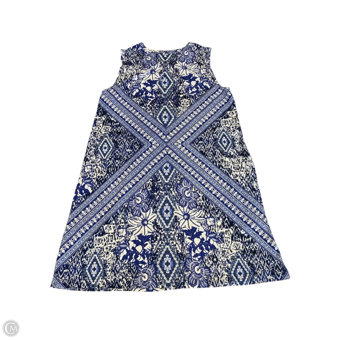 Dress Casual Short By Apt 9 In Blue, Size: Xl