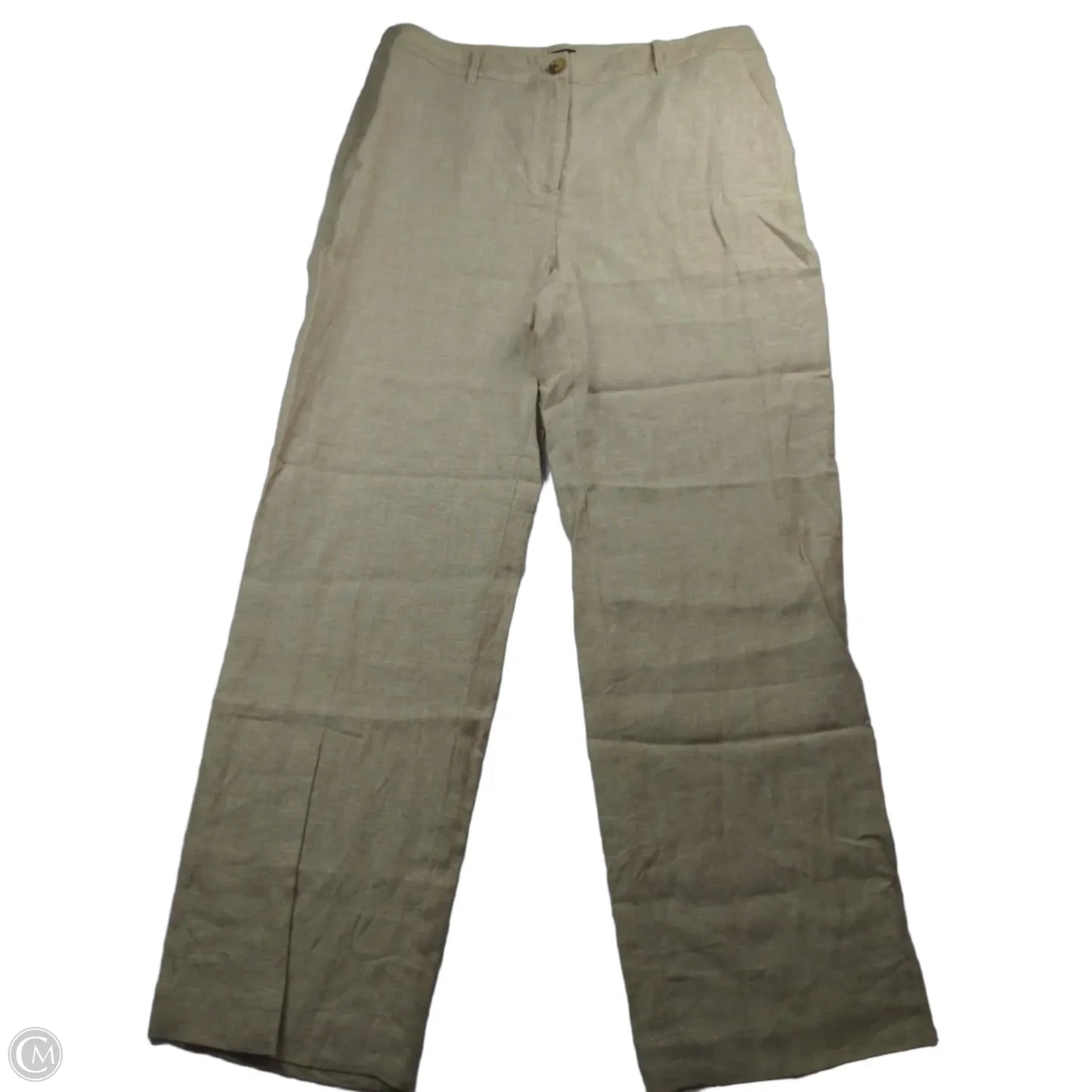 Pants Linen By Talbots In Tan, Size: 14