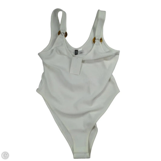 Bodysuit By H&m In White, Size: M