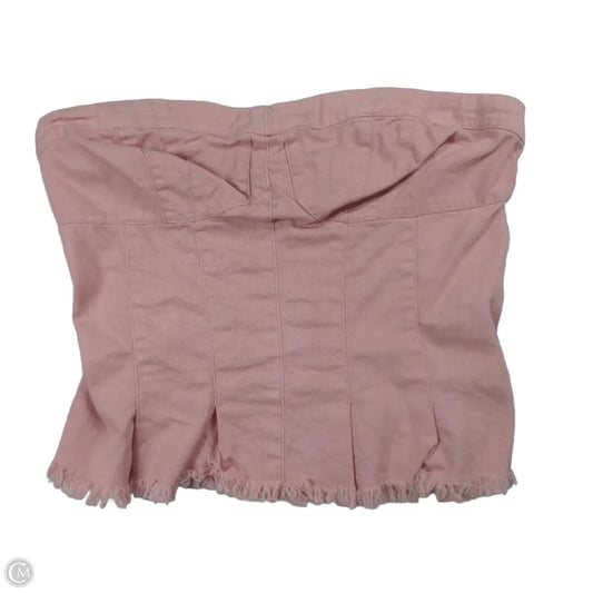 Top Sleeveless By Free People In Pink, Size: M