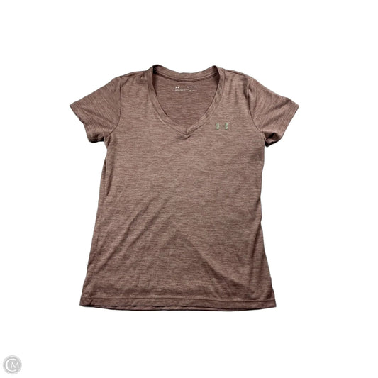 Athletic Top Short Sleeve By Under Armour In Multi-colored, Size: Xs