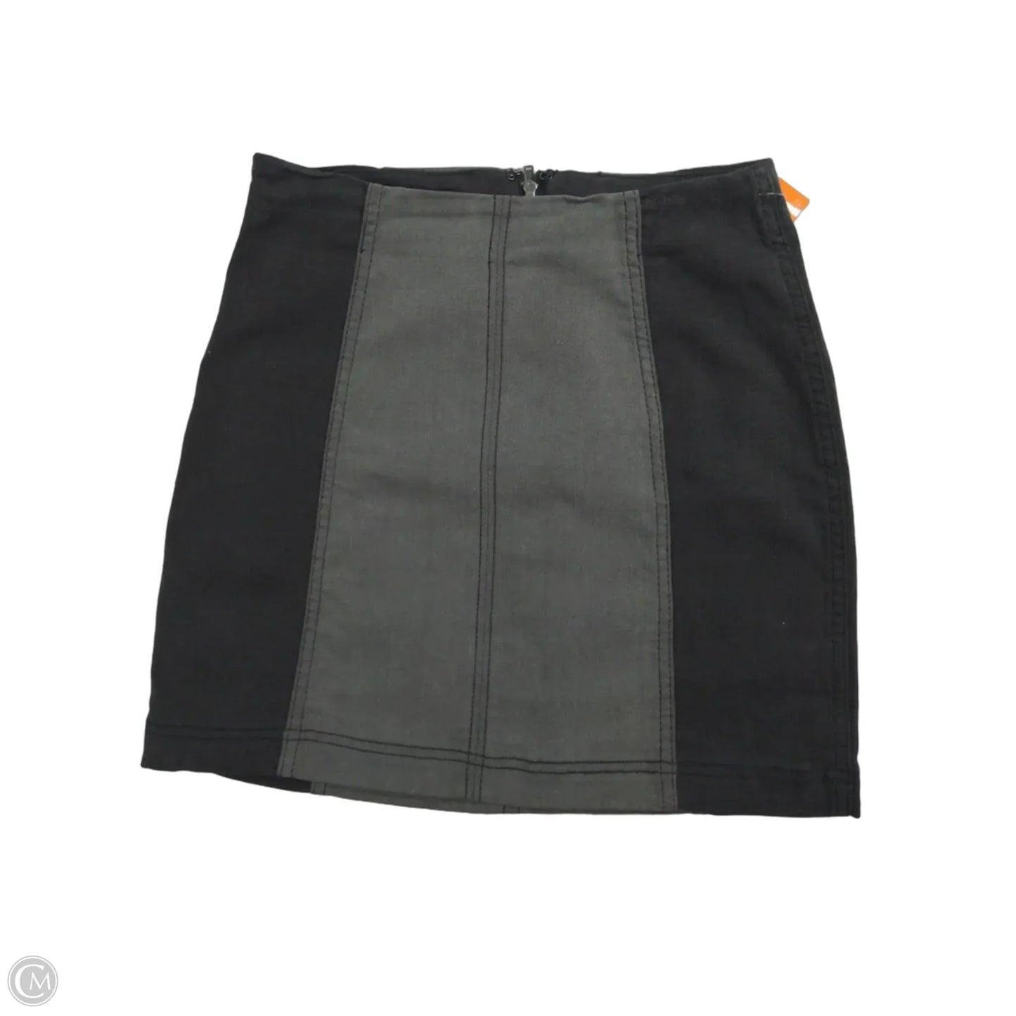 Skirt Mini & Short By Free People In Black & Grey, Size: 4