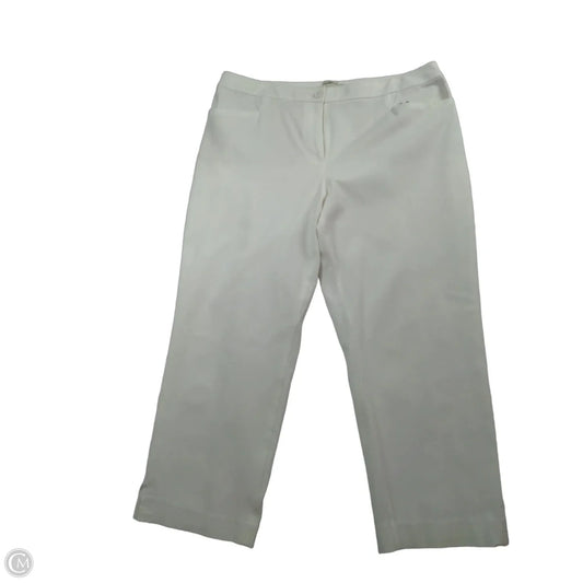 Pants Chinos & Khakis By Talbots In White, Size: 14