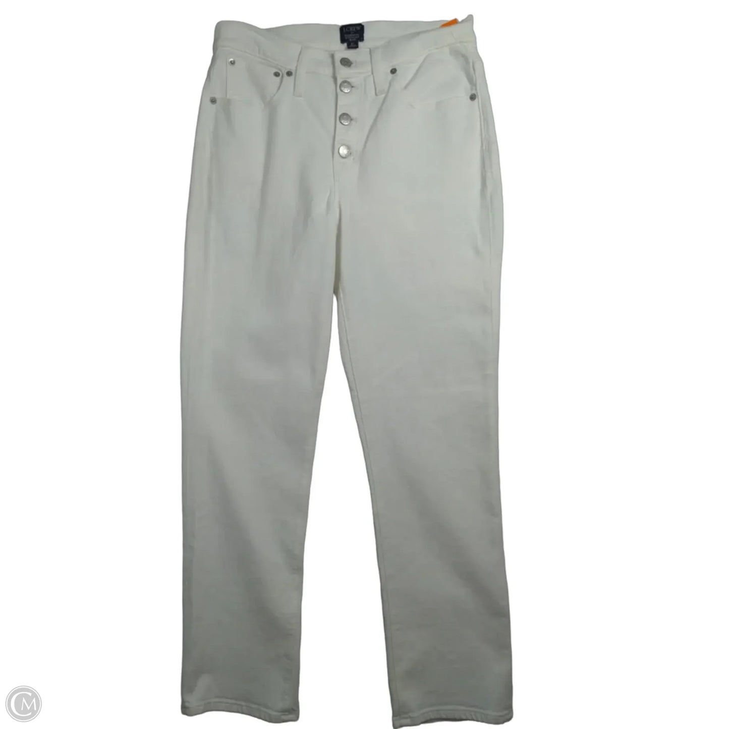Jeans Straight By J. Crew In White, Size: 28