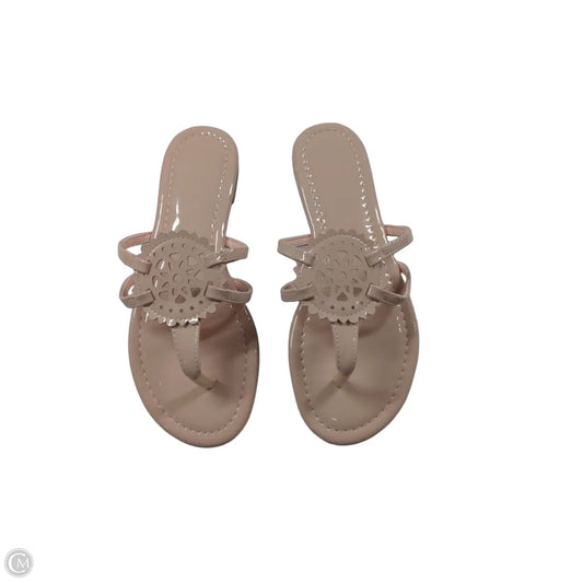 Sandals Flip Flops By Clothes Mentor In Pink, Size: 6