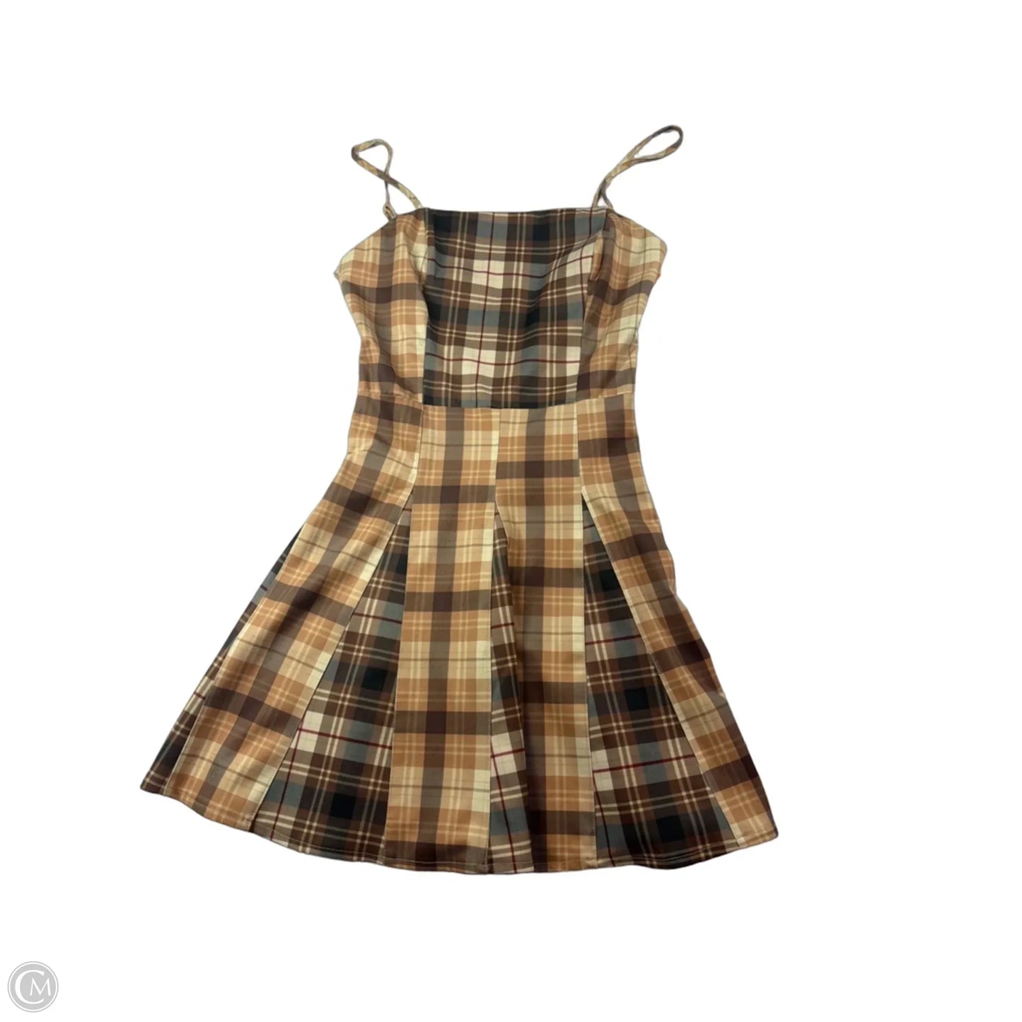 Dress Casual Short By Akira In Plaid Pattern, Size: S
