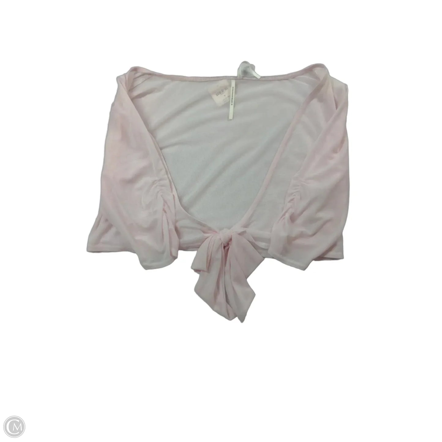 Top Short Sleeve By Anthropologie In Pink, Size: M