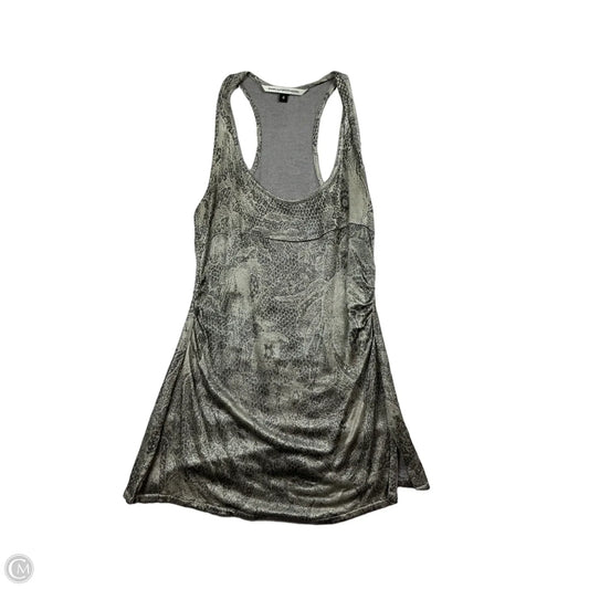 Tank Top Designer By Diane Von Furstenberg In Silver, Size: 4