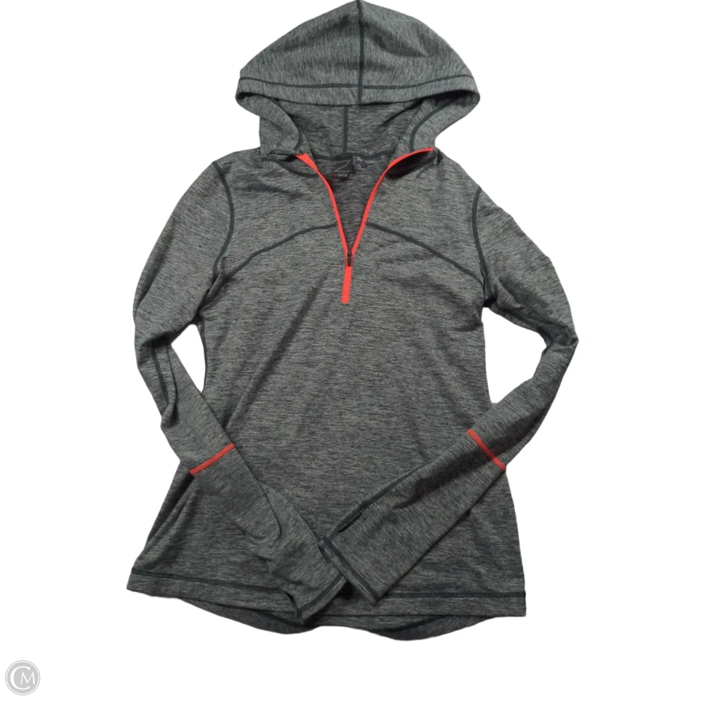 Athletic Jacket By Zella In Grey, Size: S