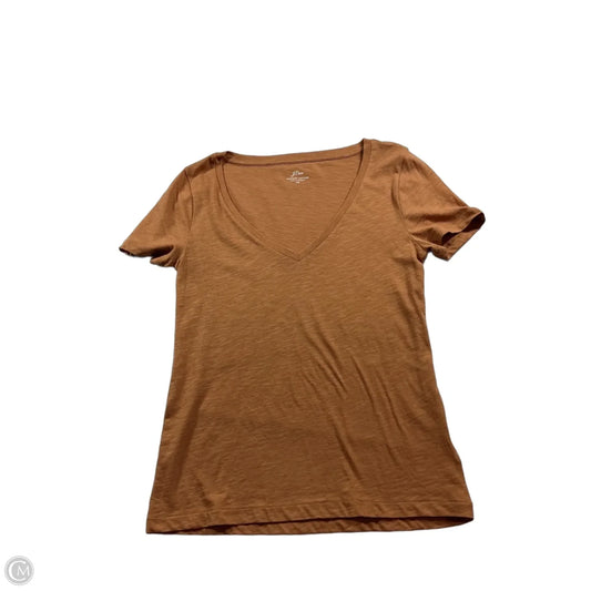 Top Short Sleeve Basic By J. Crew In Orange, Size: Xs