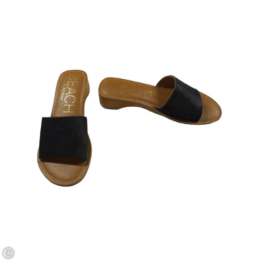 Sandals Flats By Matisse In Black & Brown, Size: 7