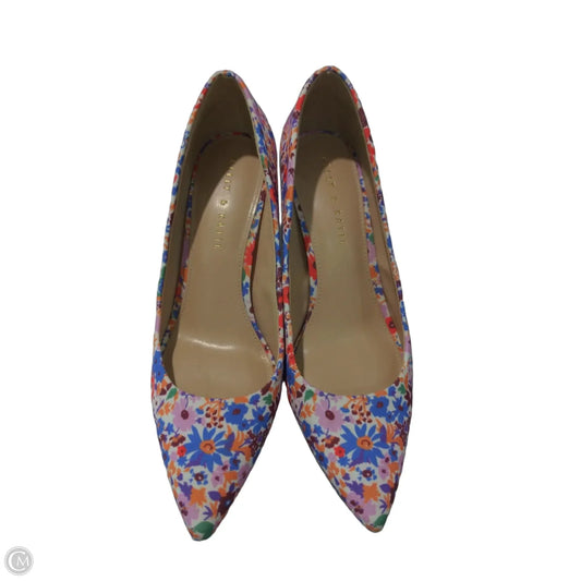 Shoes Heels Stiletto By Kelly And Katie In Floral Print, Size: 9