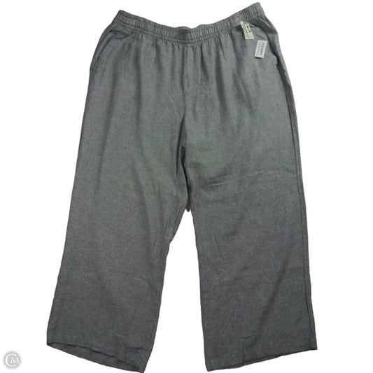 Pants Linen By Old Navy In Grey, Size: Xl