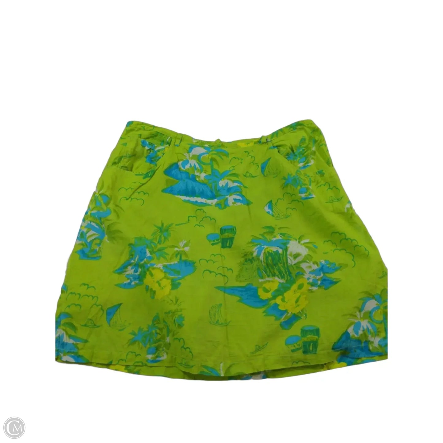 Skort By Clothes Mentor In Green, Size: 8