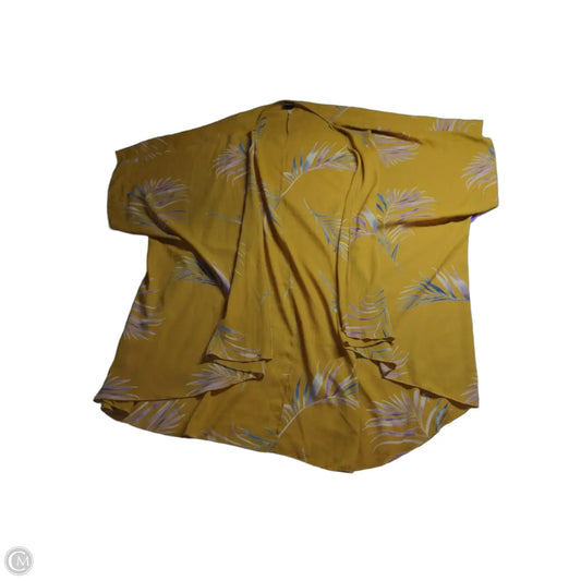 Kimono By Clothes Mentor In Tropical Print, Size: Xl