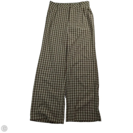 Pants Linen By Cider In Brown & Tan, Size: L