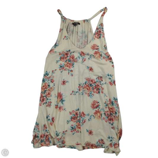 Top Sleeveless By Papermoon In Floral Print, Size: M