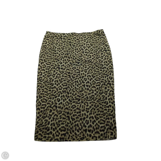 Skirt Midi By Vince Camuto In Animal Print, Size: S