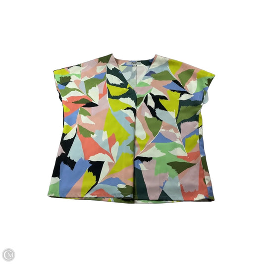 Blouse Short Sleeve By Crosby In Multi-colored, Size: Xs