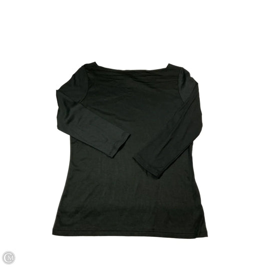 Top Long Sleeve Basic By Talbots In Black, Size: Xs