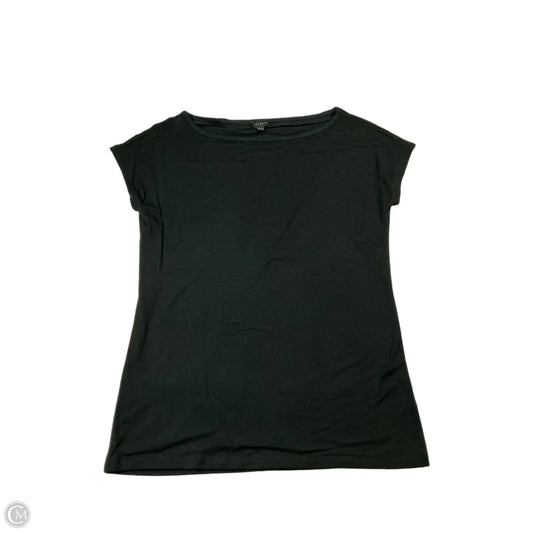 Top Short Sleeve Basic By Talbots In Black, Size: Xs