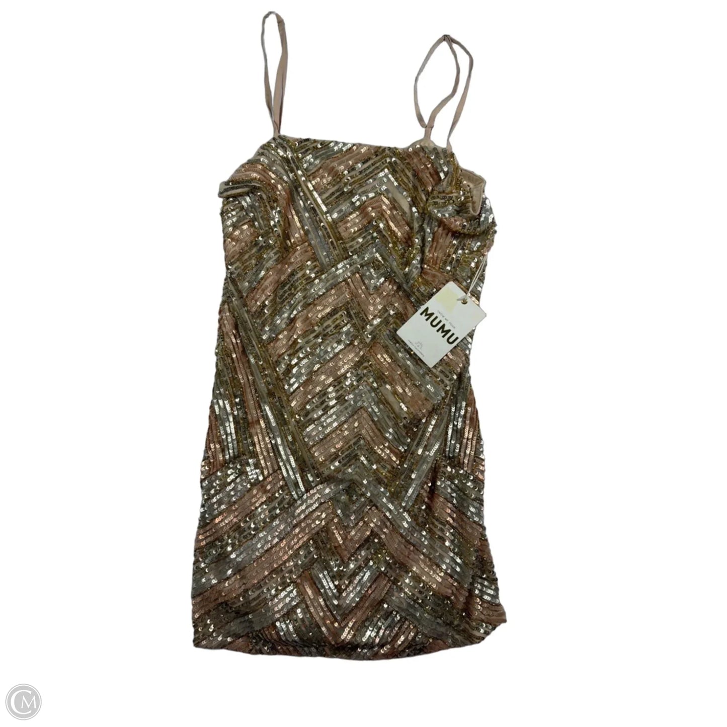 Dress Party Short By Show Me Your Mumu In Gold, Size: S